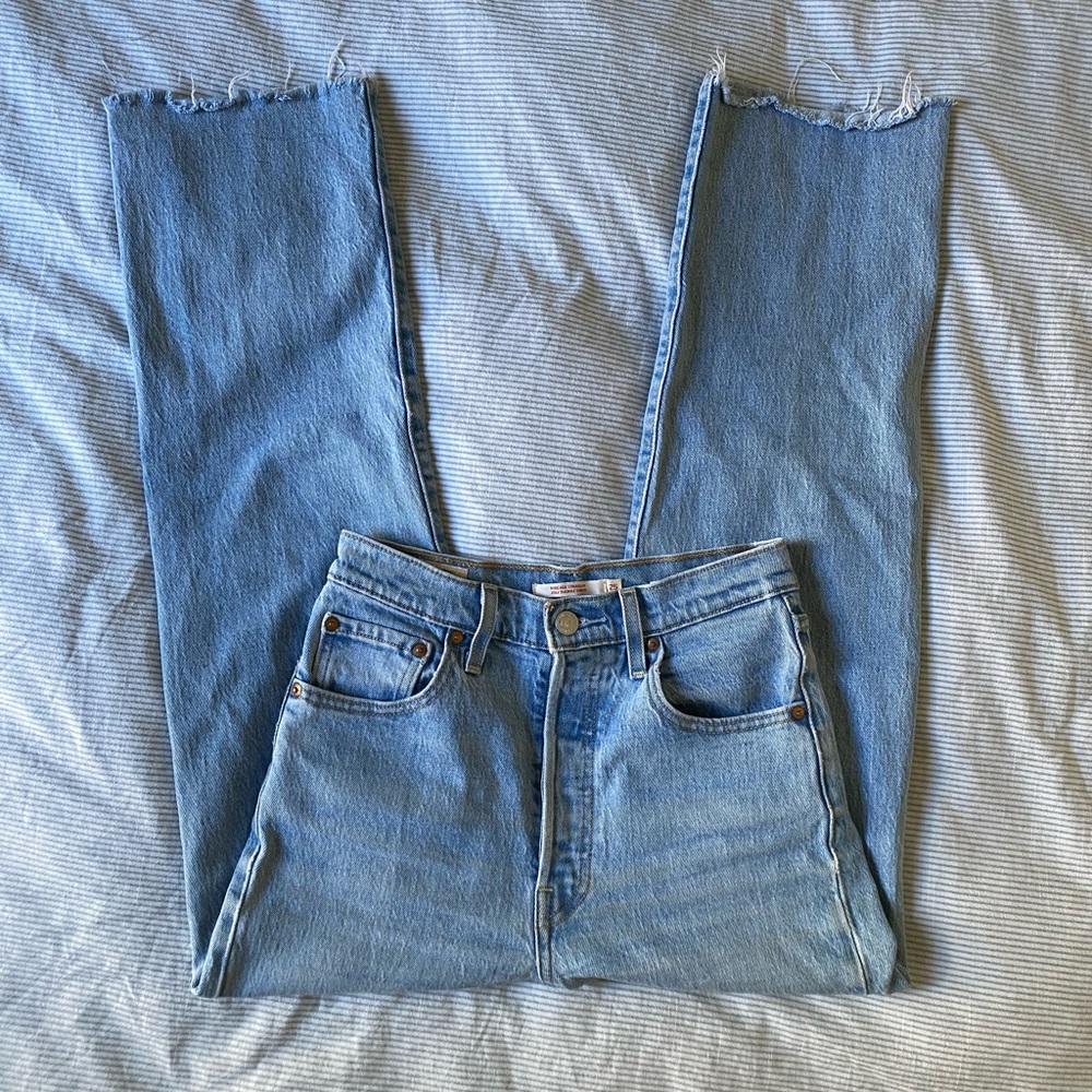 Levi's Light Blue Straight Leg Jeans